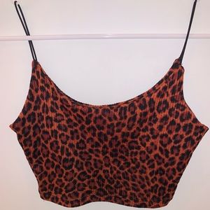 Cheetah Print Tank Top